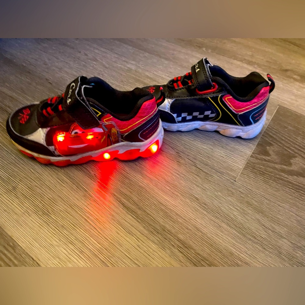 Disney pixar car light up shoes